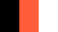 Black/Orange/White